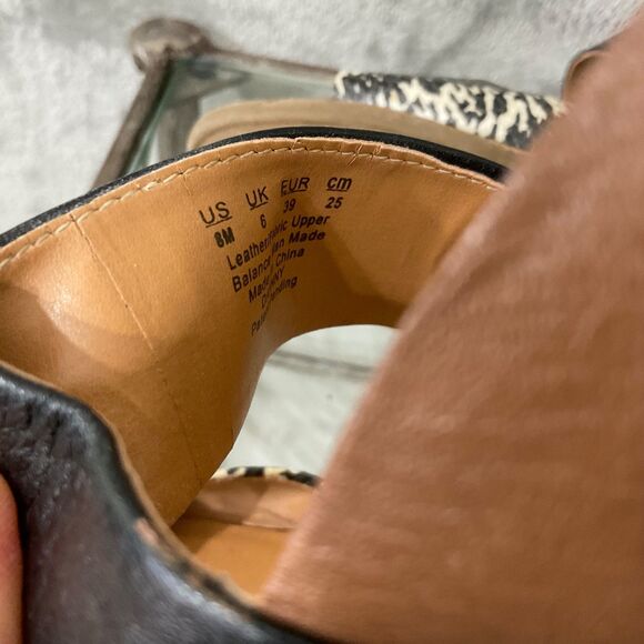 Naturalizer N5 Comfort Sandals Dahnny women’s size 8 Open Toe Black Leather - Picture 10 of 11